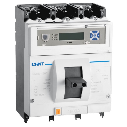 Авт. выкл. NM8N-1600H EM 4P 1250А 100кА с электр. расцепителем, LCD, 230AC (R)(CHINT) | код 263152 | CHINT Авт. выкл. NM8N-1600H EM 4P 1250А 100кА с электр. расцепителем, LCD, 230AC (R)(CHINT) | код 263152 | CHINT