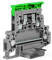 Держатель предохранителя. Двух-уровневый. 4 кв. мм. Беж. | код ZDA200 | DKC