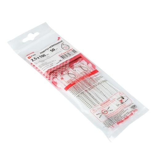 Хомут P6,6 стандартный (б), 2,5x100 (100шт) FlexLock PROxima | код plc-fl-ctsw-2.5x100 | EKF фото 3