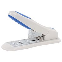 Степлер МОЩНЫЙ №24/6-23/15 BRAUBERG Heavy duty PRO, до 100 листов, эргономичный, серо-синий, 227661 | код 227661 | BRAUBERG