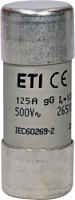 Предохранитель CH22x58 gG 125A 500V | код 002651051 | ETI