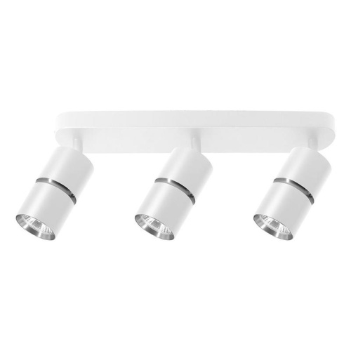 Светильник настенно-потолочный под лампу GU10 бел. хром FERON 48646 Светильник настенно-потолочный под лампу GU10 бел. хром FERON 48646