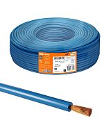 Провод ПуГВ 1х2.5 ГОСТ (бухта 100м) синий ГОСТ | код SQ0124-1534 | РЭМЗ ТМ