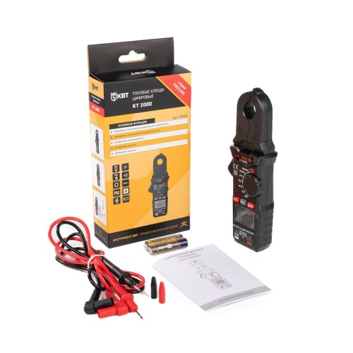 Клещи токовые цифровые КТ 200D PROLINE КВТ 101563 фото 6