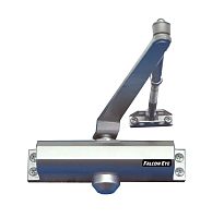 Доводчик на дверь весом 25-45кг. Литой алюминиевый корпус регулируемая скорость закрытия используется незамерзающее масло. | код FE-B2W (серебро) | Falcon Eye