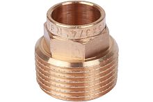 Муфта переходная бронза пайка 15 х 3/4' НР, модель 4243g (142431534) | код RG008TBBI53D0O | Sanha