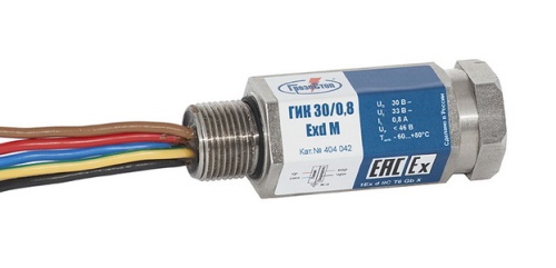 УЗИП в корпусе из нержавеющей стали с гайкой-заглушкой, серии ГИК 30/2 Exd M | код 404 043 | Hakel