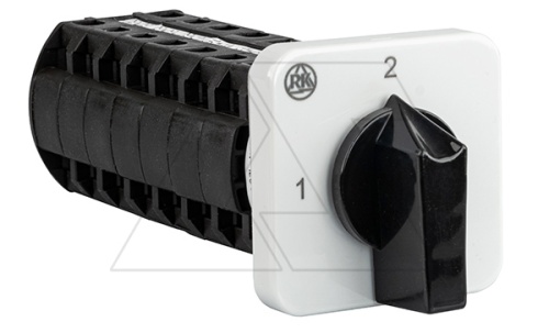 Переключатель BS 16 72 U, 7P, 20A, тип 1-2 (90°), 7NO на 1_2, на дверь, фронт IP40 | код EAC610293 | Rade Koncar