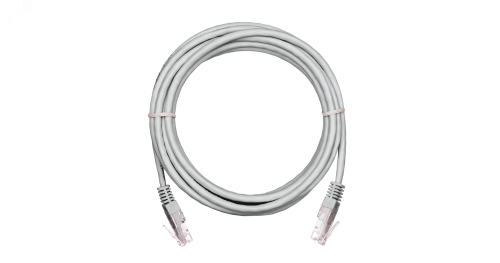 Шнур U/UTP 4 пары Кат.5e 2хRJ45/8P8C T568B медный PVC серый 0.3м 10шт. | код EC-PC4UD55B-003-GY-10 | NETLAN Шнур U/UTP 4 пары Кат.5e 2хRJ45/8P8C T568B медный PVC серый 0.3м 10шт. | код EC-PC4UD55B-003-GY-10 | NETLAN