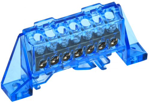 TEKFOR Шина N ноль в комб. изол. Стойка 6х9-7-С IEK | код TF-NN10-07-DP-K07 | IEK