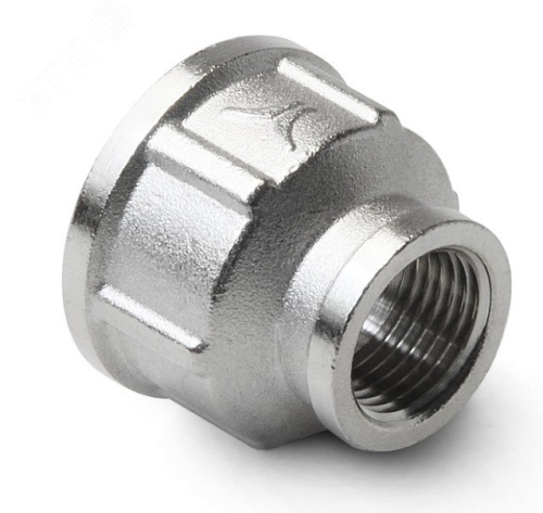 Муфта латунная резьбовая переходная, В 2 x 1 | код 01-F50-F25x | PRO AQUA Муфта латунная резьбовая переходная, В 2 x 1 | код 01-F50-F25x | PRO AQUA