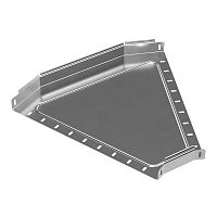 Угол горизонтальный 45 градусов Стандарт INOX (AISI 304) 500х50 Промрукав | код PR16.3419 | ПРОМРУКАВ