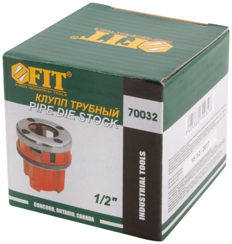 Клупп трубный 1/2дюйм FIT 70032 фото 3 Клупп трубный 1/2дюйм FIT 70032 фото 3