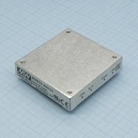 Источник питания DC-DC, 75Вт, вход 36…75В, выход 12В/6.25А, рег.выхода ±10% Uном, изоляция 1500В DC, в корпусе на печатную плату 57.9х61x12.7мм, -40…+100С, дист вкл/выкл | код MHB75-48S12 | MeanWell