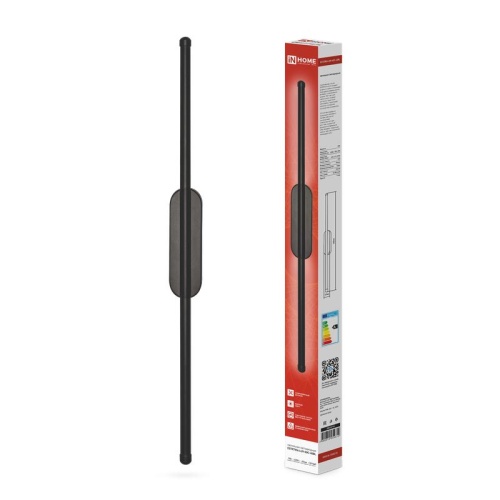 Светильник светодиодный ESTETIKA LUV-60C-40BL 10Вт 230В 4000K 700Лм 600х50x25 черный IN HOME | код 4690612054810 | IN HOME