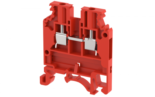 Клемма проходная винтовая 4 мм2, на 4 подключения, зеленая KUT4-2X2(GR) | код 1102060003 | Elmex