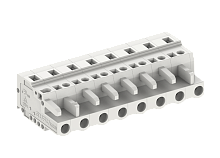 475620 Розетка каб., MCS, горизонт.,шаг 7.5мм, 20 конт., сер., шт | код 475620 | SUPU