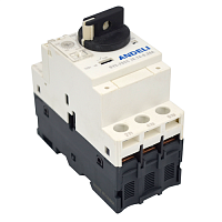 Автоматический выключатель защиты двигателя (пускатель) GV2-P20 13A~18A Ue 660V с поворотной ручкой (ANDELI) | код ADL06-626 | ANDELI