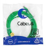Cabeus PC-UTP-RJ45-Cat.5e-5m-GN Патч-корд U/UTP, категория 5е, 2xRJ45/8p8c, неэкранированный, зеленый, PVC, 5м | код 7457c | Cabeus
