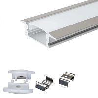 Профиль для светодиодной ленты RUICHI врезной алюминиевый 508-1, 1 м | код 113787 | Ruichi