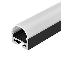 Профиль с экраном SL-LINE-2011M-2500 BLACK+OPAL ROUND (ARL, Алюминий) | код 27992 | Arlight