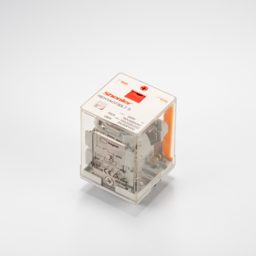 Реле, 3CO, 16A, 24VAC, мех. индикация, тест-кнопка, LED | код REH3CO524LT | Shenler