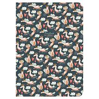 Тетрадь 60 л. в точку обложка SoftTouch, бежевая бумага 70 г/м2, сшивка, В5 (179х250 мм), ЕДИНОРОЖКИ, BRAUBERG, 403827 | код 403827 | BRAUBERG