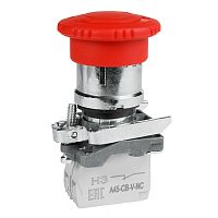 Кнопка ав ост возв пов OptiSignal D22 C4-ESTR-01 металл 1НЗ XB4BS8442 | код 332178 | КЭАЗ