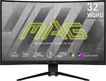Монитор MSI 31.5 MAG 325CQRXF черный VA LED 16:9 HDMI HAS 400cd 178гр/178гр 2560x1440 240Hz DP WQ USB 7.8кг | код 1977728 | MSI