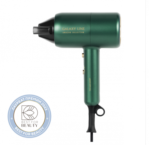 Фен Galaxy Line GL 4359 2100Вт зеленый (7070143590) | код 2052659 | GALAXY LINE