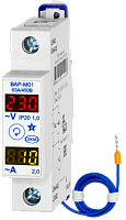 Вольтметр/Амперметр ВАР-М01 63А/450В УХЛ2 | код 4680019912318 | Меандр