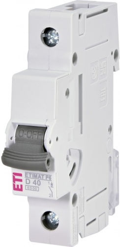 Авт. выключатель ETIMAT P6 1p D40 | код 1900054 | ETI