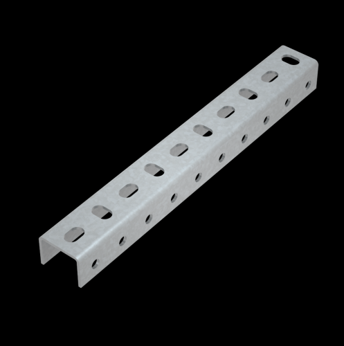 Универсальный профиль усиленный 38х29х2,5 L250 мм | код LO2143 | КМ-Профиль