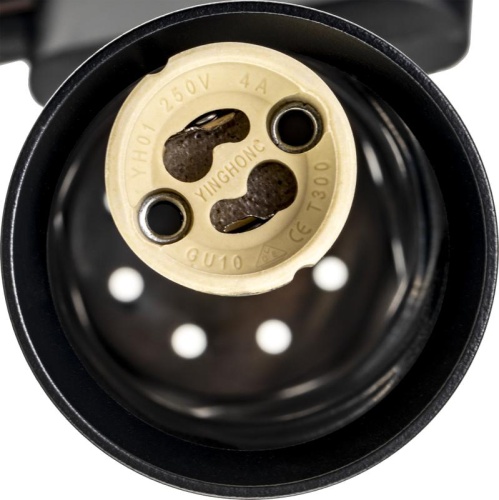 Светильник трековый поворотный ARTLINE 55х55х200 GU10 230В алюм. 2.6кв.м черн Ritter 59932 0 фото 4