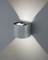 Светильник светодиодный 80 583 NOF-D-W-009-02 6Вт 3000К IP54 340лм для наружной подсветки цилиндр сер. Navigator 80583