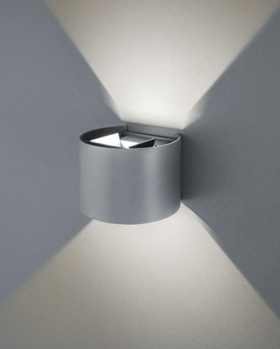 Светильник светодиодный 80 583 NOF-D-W-009-02 6Вт 3000К IP54 340лм для наружной подсветки цилиндр сер. Navigator 80583