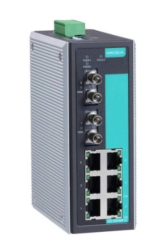 Коммутатор EDS-308-MM-ST Ethernet Server 6 10/100BaseTx ports,2 multi mode(2Km) 100Fx port | код 00-01174720 | MOXA Коммутатор EDS-308-MM-ST Ethernet Server 6 10/100BaseTx ports,2 multi mode(2Km) 100Fx port | код 00-01174720 | MOXA