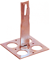 Дер. пр. кр. 6-8мм пл. кр. h=90мм медь IEK | код ZDP85-50-1-68-90 | IEK