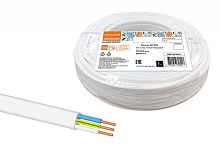 Провод ПУСП 3х2.5 (бухта 5м) белый Народный ТРТС | код SQ0126-0011 | РЭМЗ ТМ
