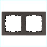 Рамка G-Classic 2-постовая, цвет Мокко | код G1002Z | Jasmart