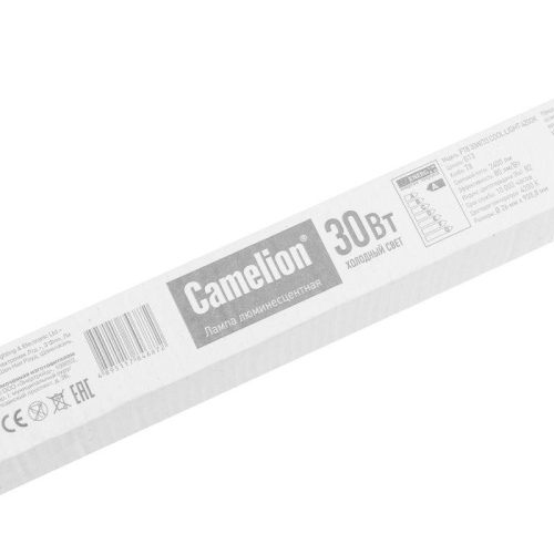 Лампа люминесцентная FT8-30W/33 30Вт T8 4200К G13 Camelion 5876 фото 5 Лампа люминесцентная FT8-30W/33 30Вт T8 4200К G13 Camelion 5876 фото 5