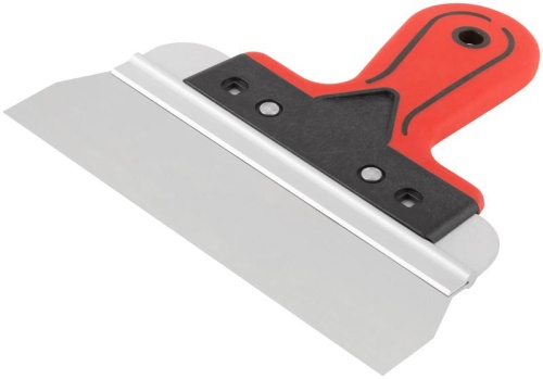 Шпатель фасадный Профи 200мм прорезиненная ручка нерж. сталь КУРС 06422 фото 2