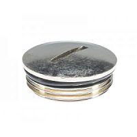 Заглушка для корпуса разъема REVOS, резьба M25x1,5, с уплотнительным кольцом, латунь, тип покрытия: никель | код 05.507.4121.0 | Wieland