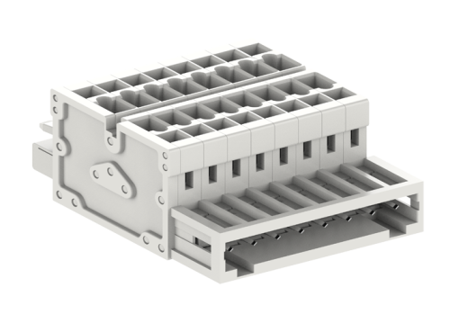 435509 Вилки каб. MCS шаг 3.5мм, 9 конт., бел., шт | код 435509 | SUPU