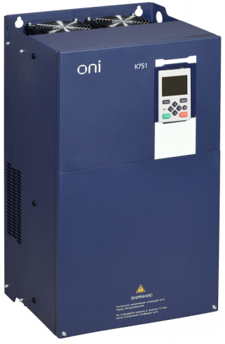 Преобразователь частоты K751 380В 3Ф 75-90кВт 150-176А со встроенным тормозом ONI | код K751-33-7590TM | ONI Преобразователь частоты K751 380В 3Ф 75-90кВт 150-176А со встроенным тормозом ONI | код K751-33-7590TM | ONI