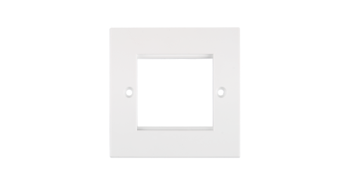 Лицевая панель NIKOMAX под 1 вставку 50х50мм, британского формата, белая | код NMC-PL1PB-WT | NIKOMAX Лицевая панель NIKOMAX под 1 вставку 50х50мм, британского формата, белая | код NMC-PL1PB-WT | NIKOMAX