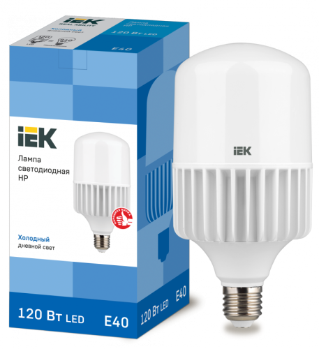 Лампа LED HP 120Вт 6500К E40 с патроном подвес. керам. IEK | код LLE-HP-120-65-E40-EPC30 | IEK Лампа LED HP 120Вт 6500К E40 с патроном подвес. керам. IEK | код LLE-HP-120-65-E40-EPC30 | IEK