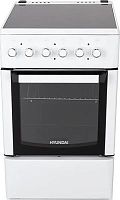Плита Электрическая Hyundai REE219 белый стеклокерамика | код 1373651 | HYUNDAI