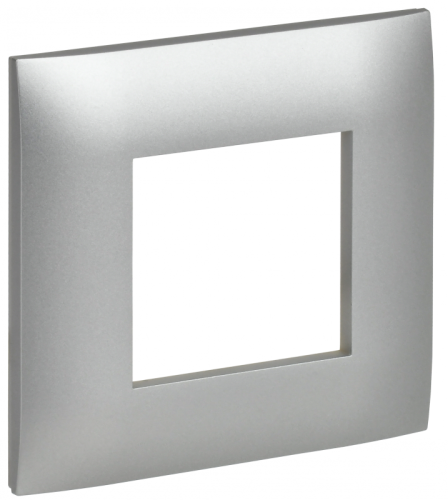 SKANDY Рамка 1-мест. SK-F01S сереб. IEK | код SK-M12-K23 | IEK
