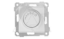 Rita - Светорегулятор (RL) с подсветкой, поворотный, 600 Вт, белый | код 2200-440-0201 | Mutlusan